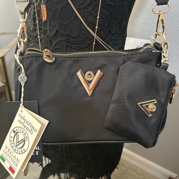 Valentino Orlandi Handbags - Valentino Orlandi Nylon 2-fer NWT
